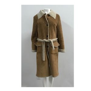 Tara Jarmon Sherling Coat Size 44